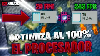 Como SACARLE el máximo provecho al procesador / Sube FPS en todos los juegos y reduce el uso de CPU