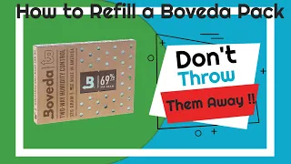 How to refill your Boveda packs | Cigar prop 2018