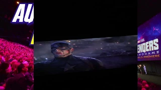 Avengers Endgame opening night audience reaction (avengers assemble scene)