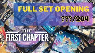 How Many Packs To Pull A Full Set Of Lorcana The First Chapter???