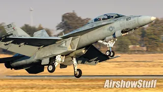 F-18 Super Hornet Evening Demo - California Capital Airshow 2021