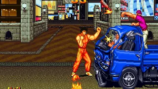 Burning Fight Longplay (Neo Geo) [QHD]