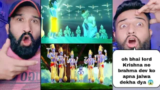 Little Krishna Episode 4 Part 2 | Lord Krishna showed his glory to Brahma Dev | Pakistani Reaction |