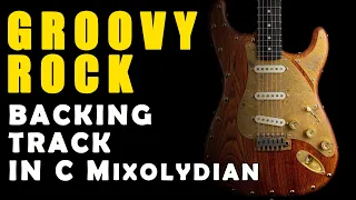 Groovy Rock Backing Track in C Mixolydian - Easy Jam Tracks