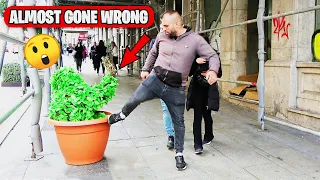 BUSHMAN PRANK: I scared His Girlfriend and He Reacted Like This. Prank Almost Gone Wrong 😲