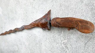 Restoration Old Rusty KRIS Dagger