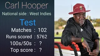 Carl Hooper Test & ODI Career