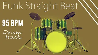 Drum Track - Straight Funk Beat | 95 BPM