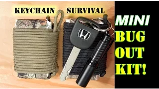 MINI Bug Out Bag/Survival Kit EDC Backup