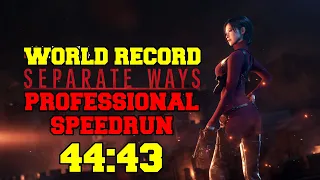 Resident Evil 4 Remake Separate Ways Professional Speedrun 44:43 (Former World Record)