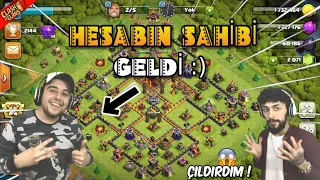ARKADAŞIMIN HESABINDA VİDEO ÇEKERKEN BASILDIM !! HESABIN SAHİBİ GELDİ (!) Clash of Clans