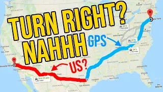 Doing The Opposite Of What GPS Tells Us