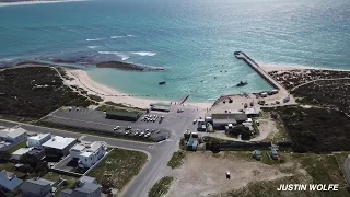 Struisbaai beach/harbour Drone footage