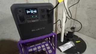 Bluetti AC180 Power Station as Sump Pump Battery Backup