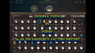 Trooper Synth by Yonac - 34 of my Favourite Factory Patches - Demo for the iPad