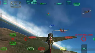 Gunship Sequel WW2 : Ki-43 vs P-51D(Ace) Instant Dogfight .