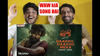 #Pushpa - The Rise (Telugu) - Daakko Daakko Meka | Allu Arjun, Rashmika | DSP | AFGHAN REACTION