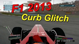 F1 2013 Game Bug - Auto Spinning Curb Massive Glitch