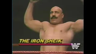 George Steele & Corp Kirchner vs Iron Sheik & Nikolai Volkoff   Championship Wrestling Feb 8th, 1986