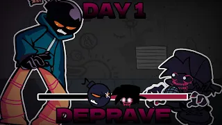 FNF Whitty Insanity Unleashed: Coming Corruption Day 1 (Deprave)