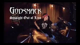 Godsmack - Straight Out Of Line (drum cover by Vicky Fates)