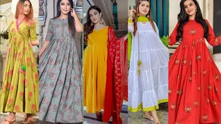 STYLISH LONG FROCK DESIGNS FOR SUMMER 2021 | LAWN FROCK DESIGNS FOR GIRLS 2021 | #LAWNFROCKDESIGNS