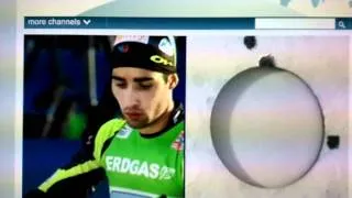 martin fourcade - pioche , oops ;-) , funny mistake