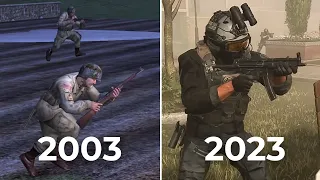 Evolution of AI Battles in Call of Duty Games (2003-2023)