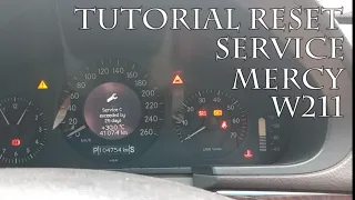 Tutorial cara reset Service yang terlewat Mercedes Benz W211