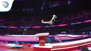 Christina ELEFTHERIOU (CYP) - 2018 Artistic Gymnastics Europeans, junior qualification vault