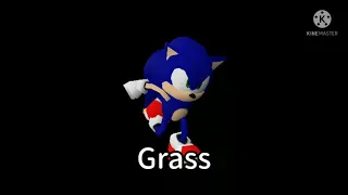 Sonic All Footsteps [Sound effect]