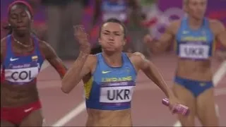 Women's 4 x 100m Relay Round 1 - London 2012 Olympics