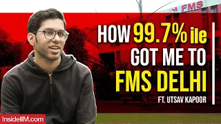 I Got Into FMS Delhi Despite A Brain Freeze On The D- Day, Ft. Utsav Kapoor