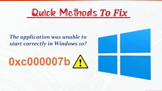 How To Fix Error 0xc000007b in windows 7/8/10 with 100% guaranteed in just 2 simple steps 100% solu