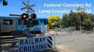 Fawkner Cemetery Rd Level Crossing, Hadfield - Melbourne Metro Crossing