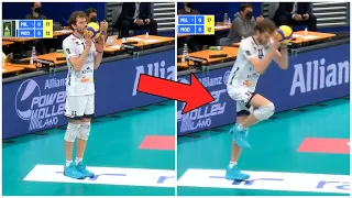 Funny Style Serve by Matteo Piano | Craziest Serve in Volleyball History