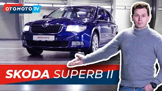 SKODA SUPERB II - pojemność vana, prowadzenie limuzyny | Test OTOMOTO TV