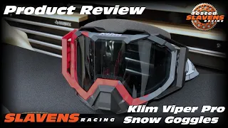 Product Review - Klim Viper Pro Snow Goggles