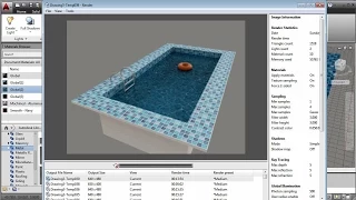 AutoCAD Swimming Pool Water Effect