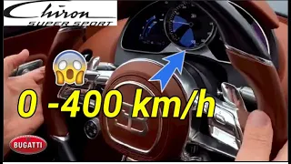 BUGATTI Chiron Super Sport 1600 HP acceleration 100 - 200 km/h 0 -400 km/h