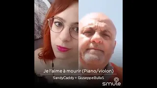 Giuseppe bulla chante je l'aime à mourir francis Cabrel en duo sur smule vendredi 18 juin 2021