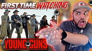 *REGULATORS!* Young Guns (1988)  FIRST TIME WATCHING MOVIE REACTION - Action Western