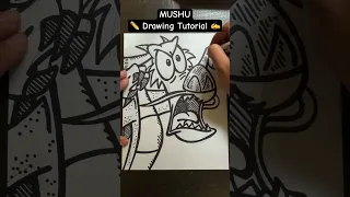 Everyone Can Draw! - MUSHU ✍️ Drawing Tutorial 😀✏️ #mushu #mulan #disney #disneyland #disneyworld