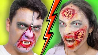 CRAZY WAYS TO MAKE THE SPOOKY MAKEUP & LAST MINUTE DECORATE FOR HALLOWEEN BY CRAFTY DEALS