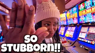 I Won On A Stubborn Slot Machine!!