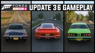 Forza Horizon 4 | Update 36 | Gameplay Of All 3 Cars From Update 36