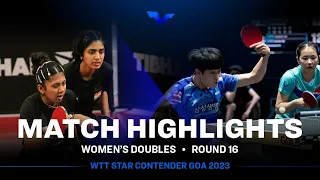 Suhana Saini/Yashaswini Ghorpade vs Kim Nayeong/Joo Cheonhui | WD R16 | WTT Star Contender Goa 2023