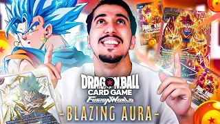 UNBOXING DRAGON BALL FUSION WORLD FB02 BLAZING AURA !