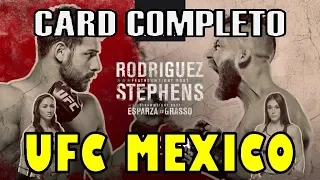 Card Completo UFC México: Yair Rodríguez x Jeremy Stephens