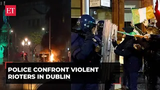 Violence erupts in Dublin, Ireland after stabbing incident outside a school